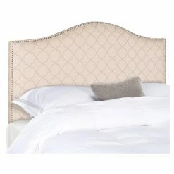 Budget 🤩 Upholstered Headboards Safavieh Connie Upholstered Arched Headboard ❤️ -Deals Headboards Store detail6SAV4723