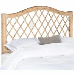 Coupon 🔔 Wicker Headboards HN Home Cropston Coastal Rattan Headboard 🔥 -Deals Headboards Store detail6SAV4734