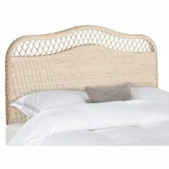Hot Sale 🔔 Wicker Headboards Safavieh Sephina Rattan Headboard 💯 -Deals Headboards Store detail6SAV5310
