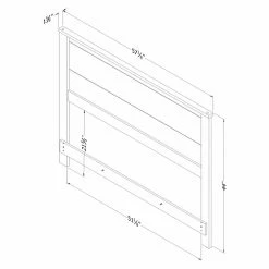 Deals ⭐ Wood Headboards South Shore Fynn Full-Size Headboard 🌟 -Deals Headboards Store detail6SSI1498
