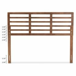 Best deal 🎉 Wood Headboards Baxton Studio Salome Wood Open Slat Headboard 😉 -Deals Headboards Store detail6WSI4586