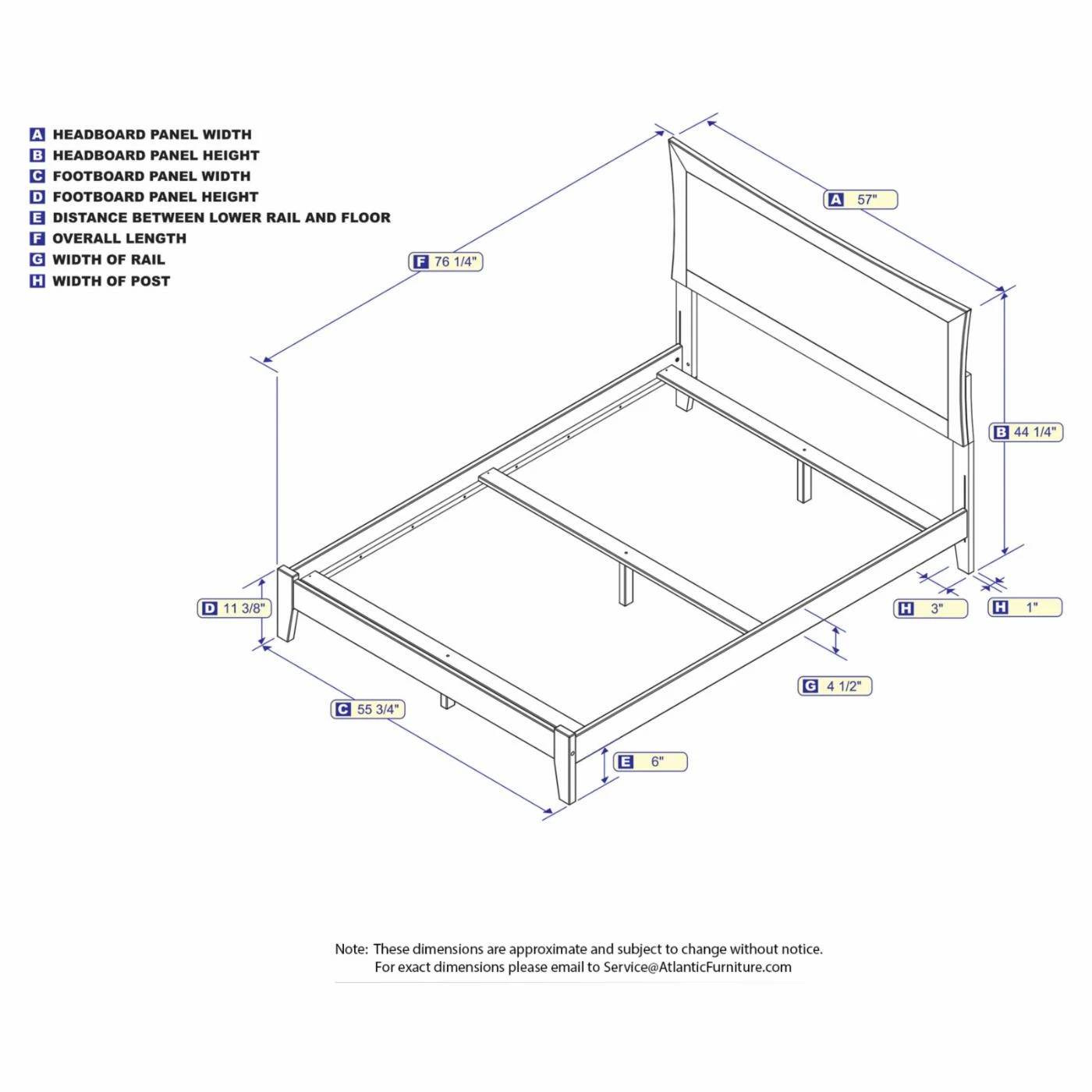 New π Wood Headboards AFI Furnishings Metro Traditional Headboard With Rails π€© 5 New π Wood Headboards AFI Furnishings Metro Traditional Headboard With Rails π€© - Image 3