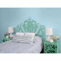 Buy ⌛ Wicker Headboards KOUBOO Peacock Rattan Headboard ⌛ -Deals Headboards Store detail7KOUB111