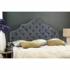 Discount ✨ Upholstered Headboards Safavieh Arebelle Upholstered Headboard ⭐ -Deals Headboards Store detail7SAV3739
