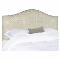 Budget 🤩 Upholstered Headboards Safavieh Connie Upholstered Arched Headboard ❤️ -Deals Headboards Store detail7SAV4723