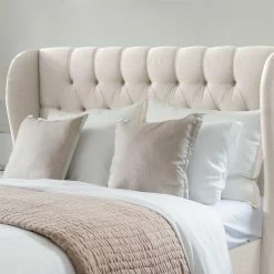 Top 10 ⌛ Skyline Furniture Upholstered Headboards Tufted Wingback Linen Upholstered Headboard 😉 -Deals Headboards Store detail7SKY1394
