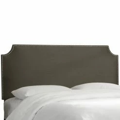 Hot Sale ✔️ Skyline Furniture Upholstered Headboards Skyline Nail Head Velvet Upholstered Headboard ⌛ -Deals Headboards Store detail7SKY1725