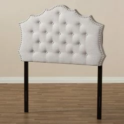 Top 10 👏 Upholstered Headboards Baxton Studio Aurora Modern And Contemporary Fabric Headboard ⭐ -Deals Headboards Store detail7WSI3656