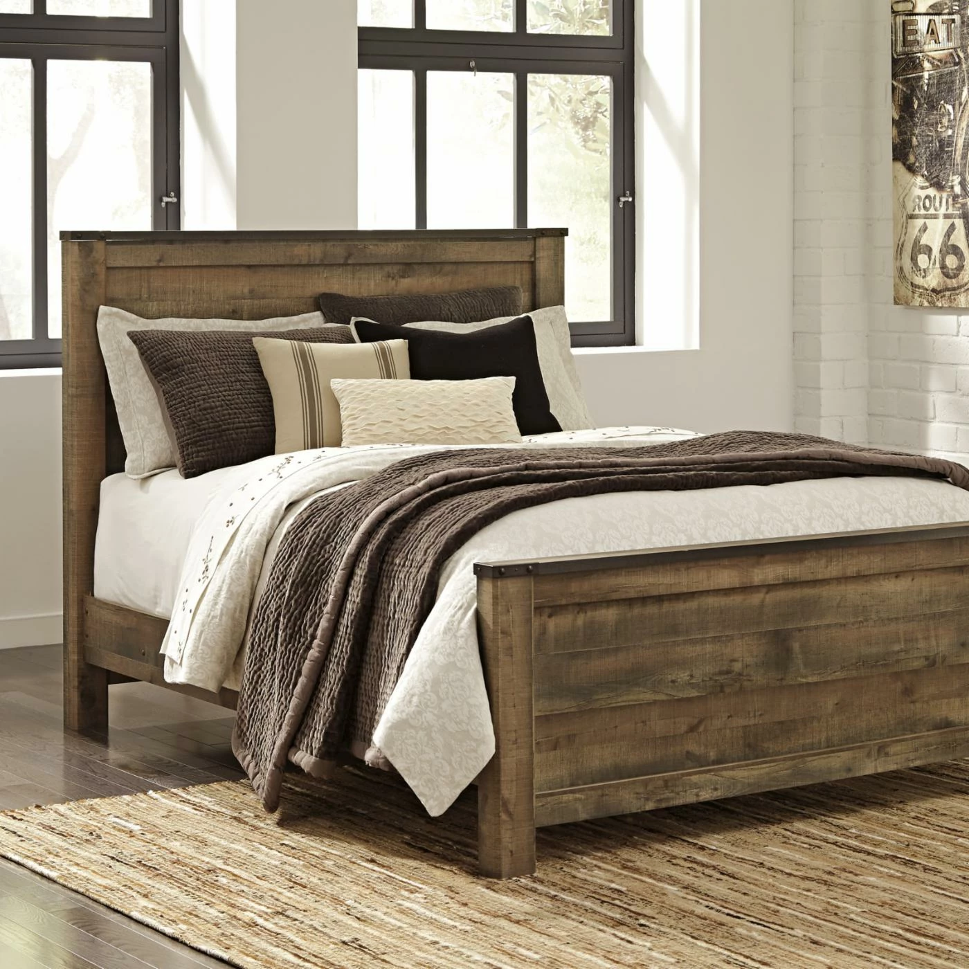 Cheapest π Wood Headboards Signature Design By Ashley Trinell Panel Headboard - Queen π 5 Cheapest π Wood Headboards Signature Design By Ashley Trinell Panel Headboard - Queen π - Image 3