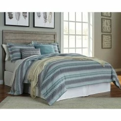 Budget ⌛ Wood Headboards Signature Design By Ashley Culverbach Wood Panel Headboard 🥰 -Deals Headboards Store detailASHY1783