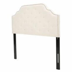 Best reviews of ✔️ Upholstered Headboards HN Home Wilmington Transitional Tufted Headboard With Nailhead Trim ⌛ -Deals Headboards Store detailBSHD3196