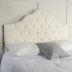 Coupon 😍 Best Selling Home Upholstered Headboards Marlen Fabric Full / Queenl Headboard 😍 -Deals Headboards Store detailBSHD3393