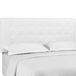 Brand new 🛒 Faux Leather Headboards Modway Paisley Upholstered Faux Leather Headboard - King/California King 🎁 -Deals Headboards Store detailEEI2410