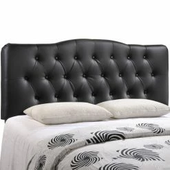 Flash Sale ⌛ Faux Leather Headboards Modway Annabel Upholstered Tufted Headboard ✨ -Deals Headboards Store detailEEI731