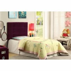 Wholesale 🛒 Upholstered Headboards Furniture Of America Amethyst Velvet Upholstered Headboard 💯 -Deals Headboards Store detailENLB2021