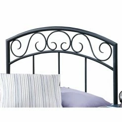 Budget 🔔 Metal Headboards Hillsdale Furniture Wendell Headboard With Rails 🎉 -Deals Headboards Store detailHL5138