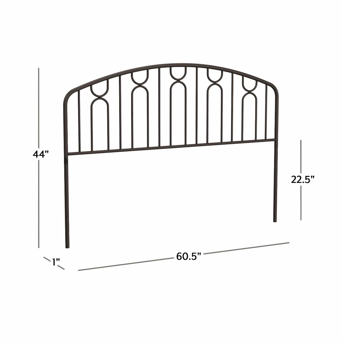 Buy β Metal Headboards Hillsdale Furniture Riverbrooke Metal Arch Scallop Headboard π₯° 5 Buy β Metal Headboards Hillsdale Furniture Riverbrooke Metal Arch Scallop Headboard π₯° - Image 3