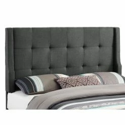 Outlet 💯 Upholstered Headboards Linon Luxe Upholstered Headboard ✔️ -Deals Headboards Store detailLHD1484