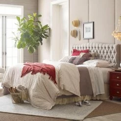 Outlet 🧨 Upholstered Headboards Elle Decor Tufted Upholstered Headboard 😍 -Deals Headboards Store detailMILL137
