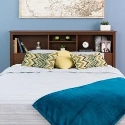 Outlet ✔️ Wood Headboards Prepac Manhattan Headboard 😀 -Deals Headboards Store detailPRM046