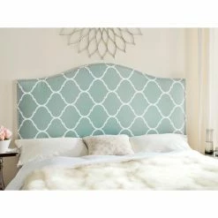 Best deal 🛒 Upholstered Headboards Safavieh Connie Lattice Upholstered Headboard 🎉 -Deals Headboards Store detailSAV3740