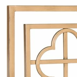Coupon ❤️ Metal Headboards Safavieh Lucinda Antique Gold Metal Quatrefoil Headboard 🔥 -Deals Headboards Store detailSAV6667