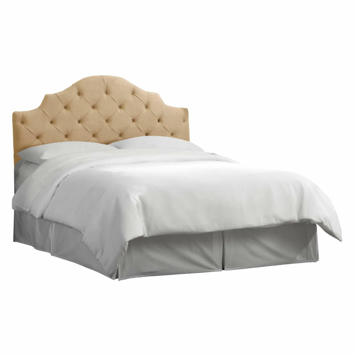 Buy π Skyline Furniture Upholstered Headboards Tufted Notched Velvet Upholstered Headboard π 5 Buy π Skyline Furniture Upholstered Headboards Tufted Notched Velvet Upholstered Headboard π - Image 3