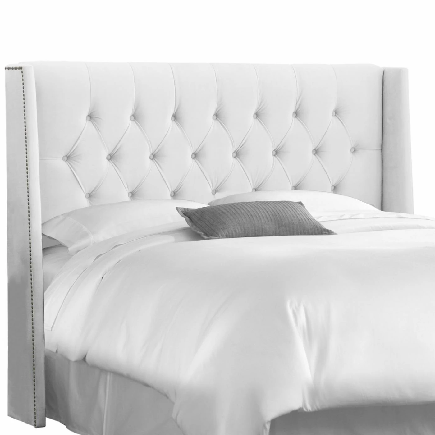 Flash Sale π Skyline Furniture Upholstered Headboards Skyline Nail Head Button Wingback Velvet Upholstered Headboard π 5 Flash Sale π Skyline Furniture Upholstered Headboards Skyline Nail Head Button Wingback Velvet Upholstered Headboard π - Image 3