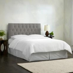 Top 10 ❤️ Skyline Furniture Upholstered Headboards Skyline Tufted Linen Upholstered Headboard 🔥 -Deals Headboards Store detailSKY1729