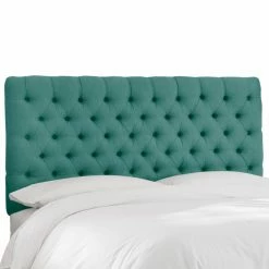 Best reviews of 😉 Skyline Furniture Upholstered Headboards Skyline Diamond Tufted Linen Upholstered Headboard 😉 -Deals Headboards Store detailSKY1731