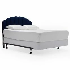 Top 10 💯 Upholstered Headboards Velvet Tufted Scallop Headboard By Drew Barrymore Flower Home 👍 -Deals Headboards Store detailSKY2012