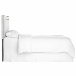 Cheapest 💯 Upholstered Headboards Skyline Furniture Twill Double Nailhead Upholstered Headboard 🥰 -Deals Headboards Store detailSKY2078