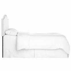 Best reviews of 🎁 Upholstered Headboards Skyline Furniture Twill Arched Nailhead Upholstered Headboard 👏 -Deals Headboards Store detailSKY2079