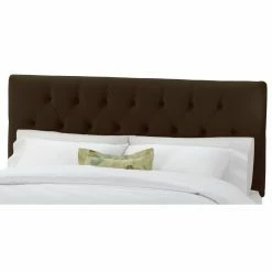 New 👏 Skyline Furniture Upholstered Headboards Tufted Velvet Upholstered Headboard ✔️ -Deals Headboards Store detailSKY222