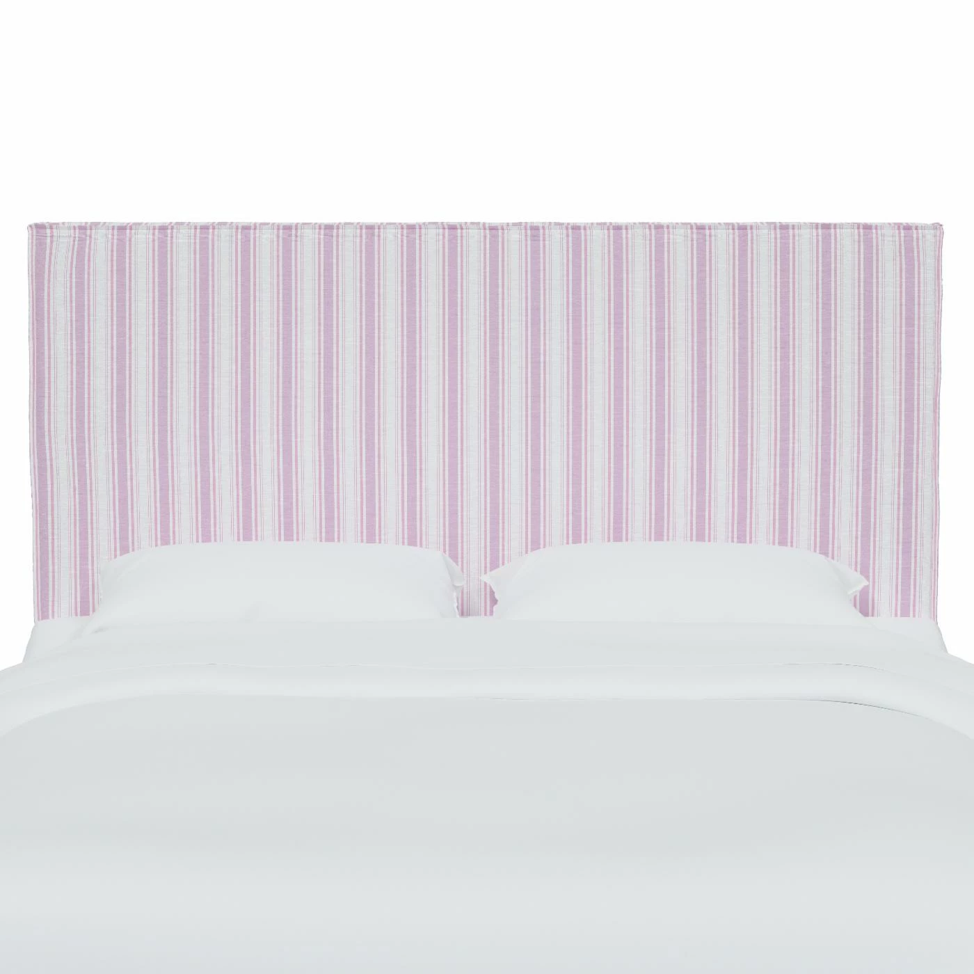 Discount ❤️ Upholstered Headboards Rachel Ashwell Crafted By Cloth & Company French Seam Slipcover Headboard - Twin - Brolly Stripe Pink 🥰 4 Discount ❤️ Upholstered Headboards Rachel Ashwell Crafted By Cloth & Company French Seam Slipcover Headboard - Twin - Brolly Stripe Pink 🥰 - Image 2