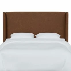 Cheap 💯 Upholstered Headboards Skyline Furniture Wingback Headboard ⌛ -Deals Headboards Store detailSKY2527