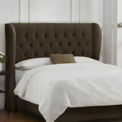 Best Sale π€© Skyline Furniture Upholstered Headboards Tufted Wingback Velvet Upholstered Headboard π 10 Best Sale π€© Skyline Furniture Upholstered Headboards Tufted Wingback Velvet Upholstered Headboard π -Deals Headboards Store detailSKY798