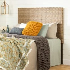 Coupon 👍 Wood Headboards South Shore Lilak Rattan Headboard ❤️ -Deals Headboards Store detailSSI1984