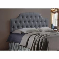 Outlet 🎁 Upholstered Headboards HN Home Lewisville Transitional Upholstered Headboard 🛒 -Deals Headboards Store detailWSI2743