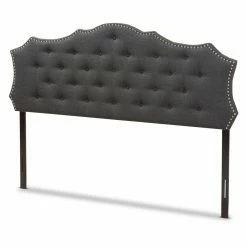 Top 10 👏 Upholstered Headboards Baxton Studio Aurora Modern And Contemporary Fabric Headboard ⭐ -Deals Headboards Store detailWSI3656