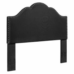 Cheapest 👏 Upholstered Headboards Crosley Preston Camelback Upholstered Headboard 🔥 -Deals Headboards Store inuseCRY930