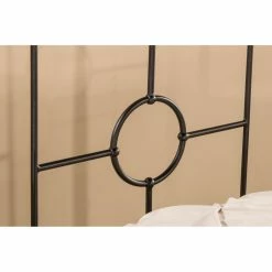 New 👍 Hillsdale Furniture Upholstered Headboards Hillsdale Trenton Metal Headboard 🥰 -Deals Headboards Store inuseHL4580