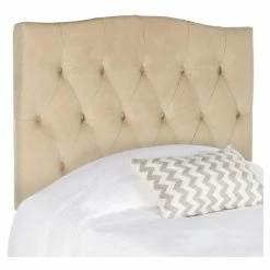 Deals 👏 Upholstered Headboards Safavieh Axel Upholstered Headboard 🌟 -Deals Headboards Store inuseSAV4714