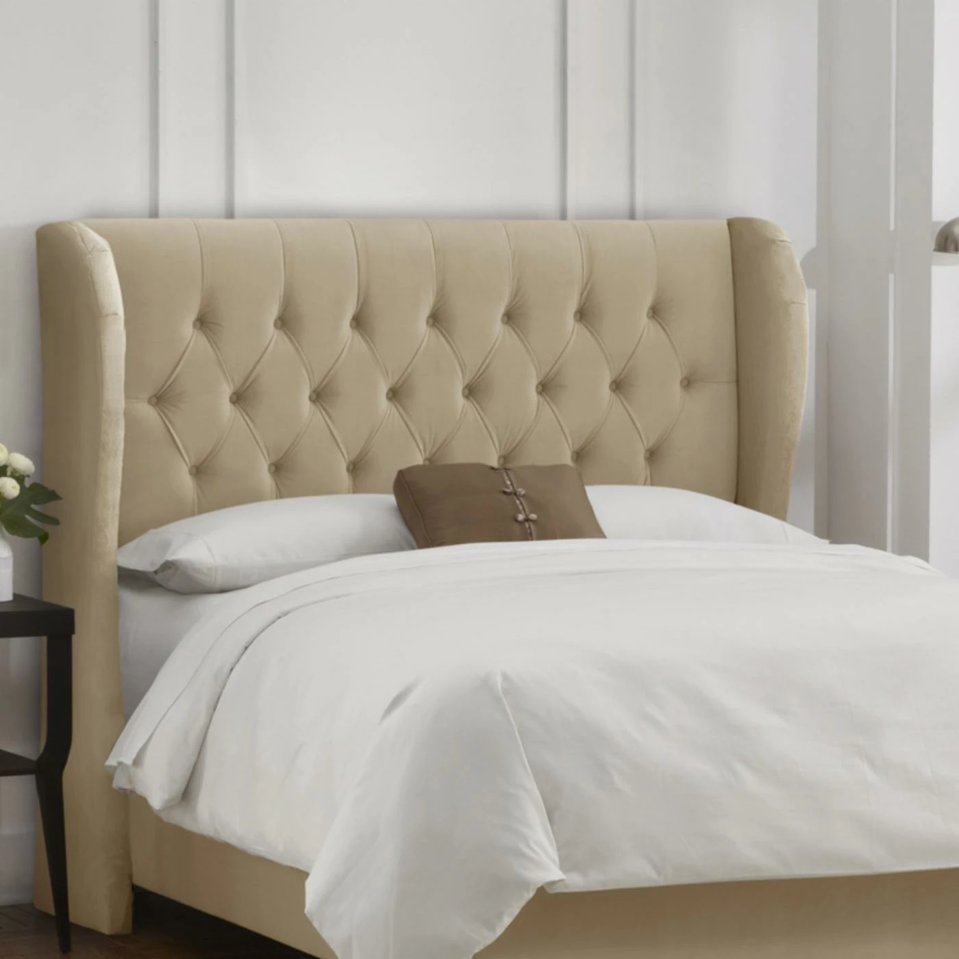 Best Sale π€© Skyline Furniture Upholstered Headboards Tufted Wingback Velvet Upholstered Headboard π 4 Best Sale π€© Skyline Furniture Upholstered Headboards Tufted Wingback Velvet Upholstered Headboard π - Image 2