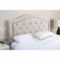 Outlet 👏 Upholstered Headboards Abbyson Sherwood Tufted Velvet Headboard 🔔