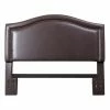 Buy ✨ Leather Headboards Abbyson Paxton Nail Head Brown Leather Headboard 🎁 -Deals Headboards Store masterABBY1571