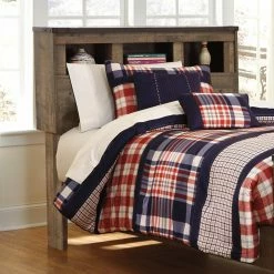 Cheapest 😉 Wood Headboards Signature Design By Ashley Trinell Bookcase Headboard 🌟