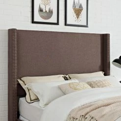 Top 10 👍 Upholstered Headboards Crosley Casey Upholstered Wingback Headboard 🎁