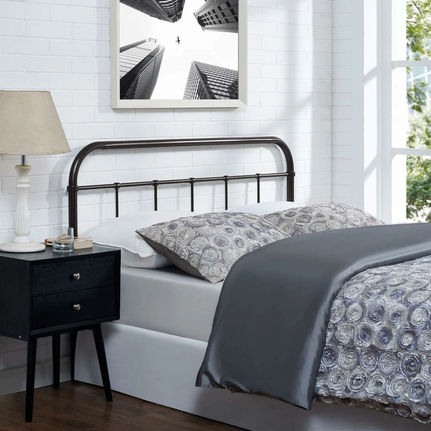 Budget π Metal Headboards Modway Serena Steel Headboard π― 3 Budget π Metal Headboards Modway Serena Steel Headboard π―