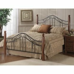 Outlet ⌛ Hillsdale Furniture Wood & Metal Headboards Hillsdale Madison Bed ✔️